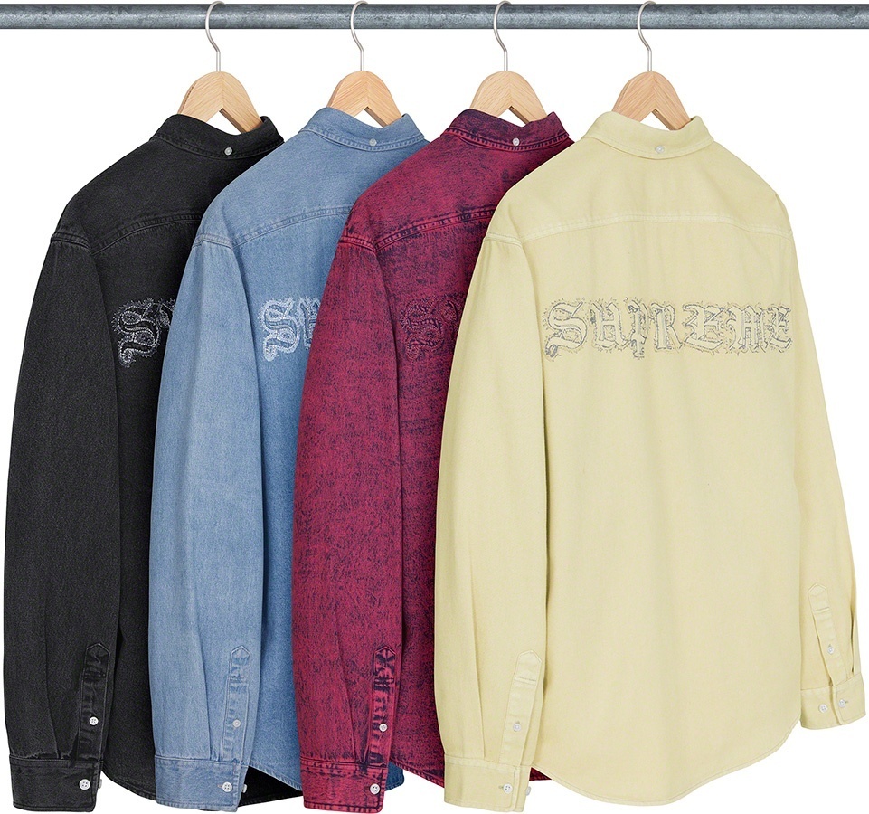 Appliqué Denim Shirt